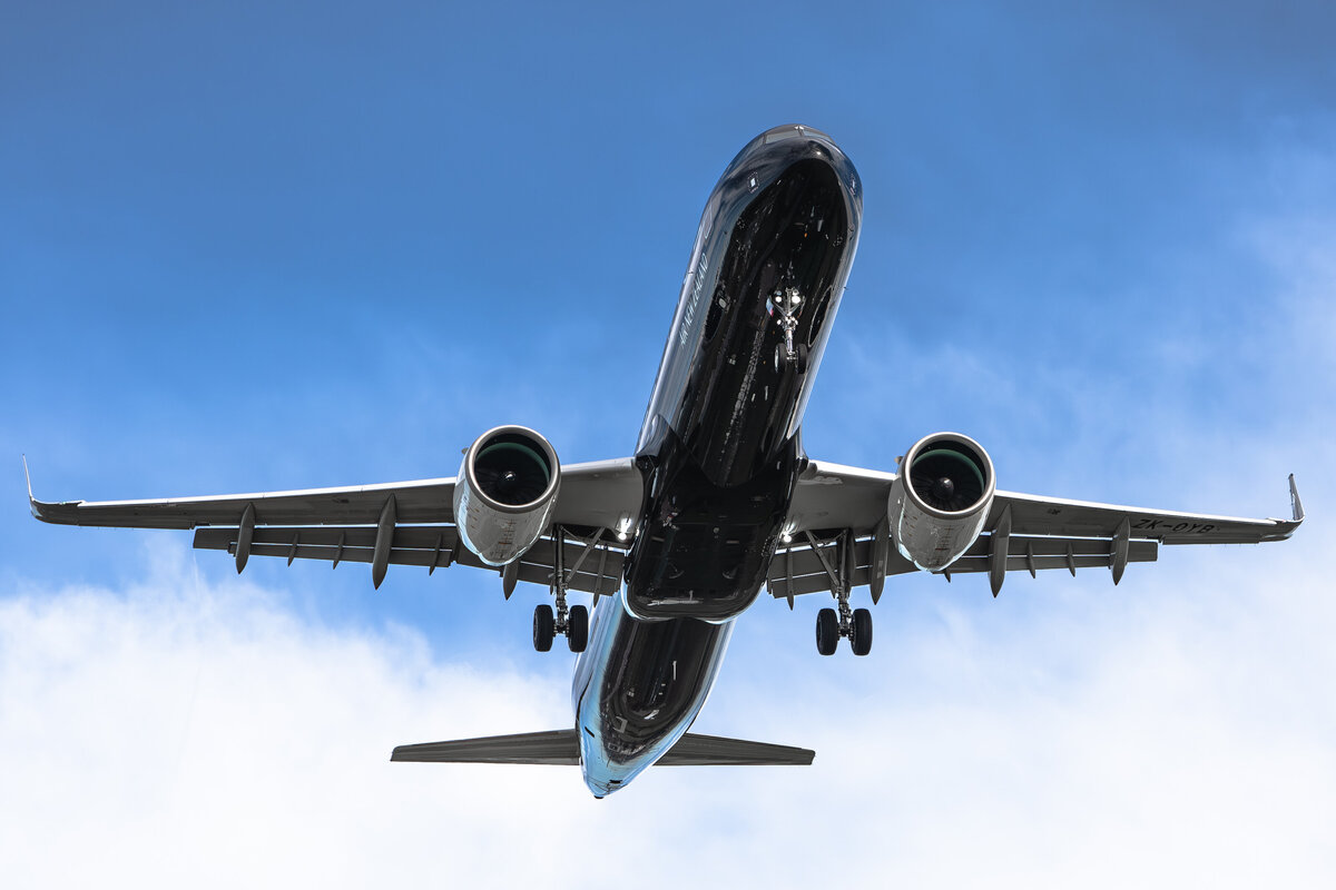 commercial aircraft in the air