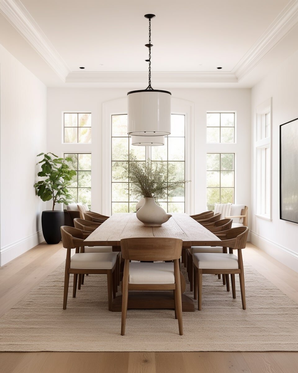 Cozy Inviting Dining Room Design - Modern Design Homes