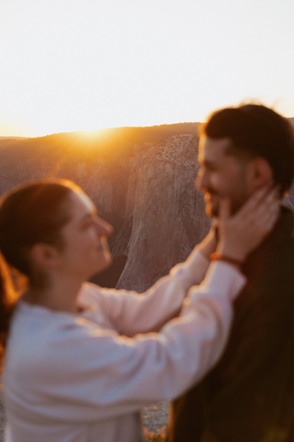 View of El Capitan From Taft Point during a surprise proposal.
