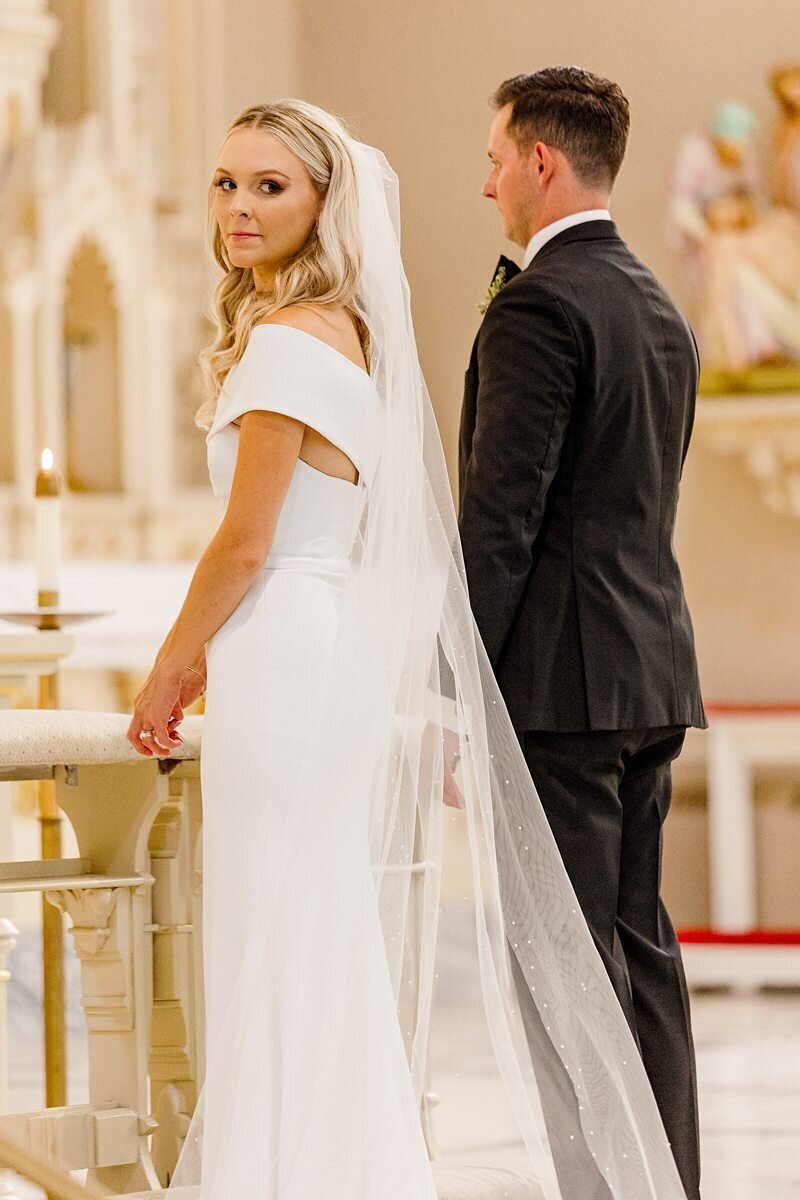 Wedding Ceremony at St. Mary’s in Evansville121