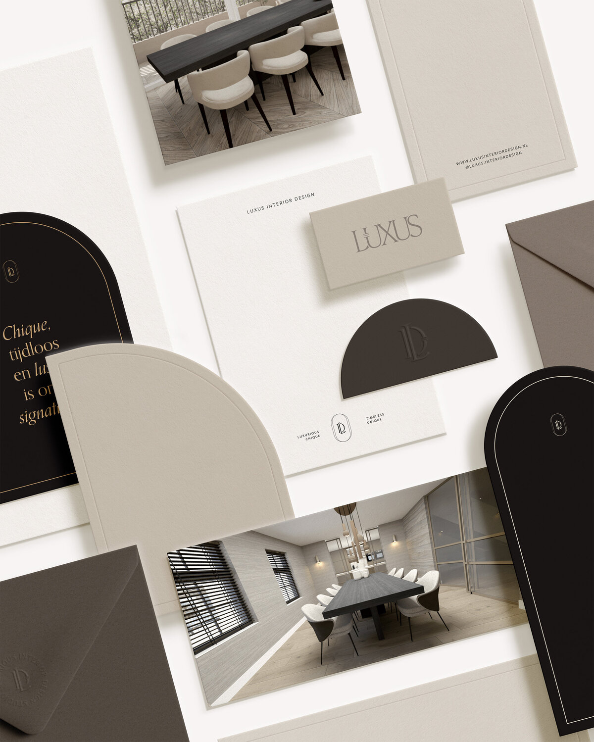 Stationery en huisstijl voor Luxus Interior Design
