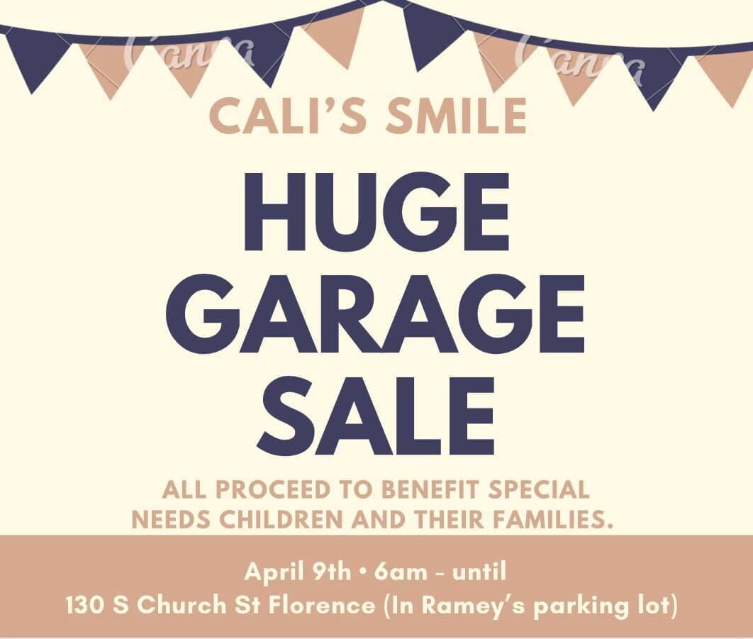 garage sale flyer