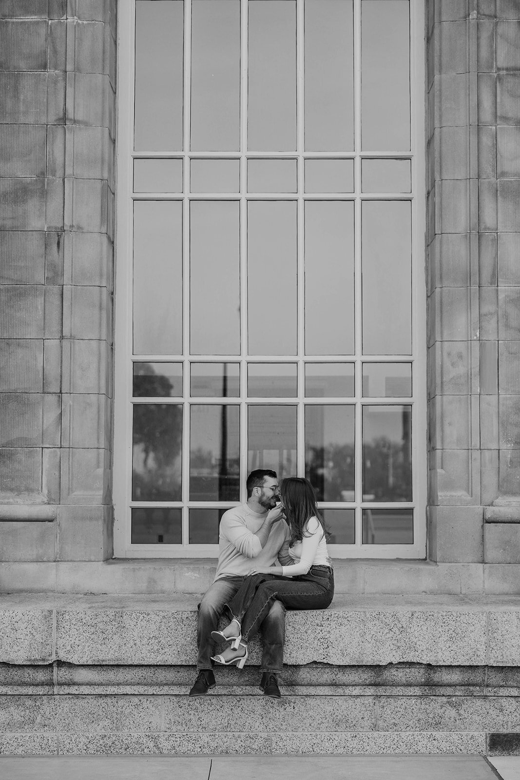 Michigan Central Station Engagement Session Detroit Michigan K. E. Rogers Photography-63