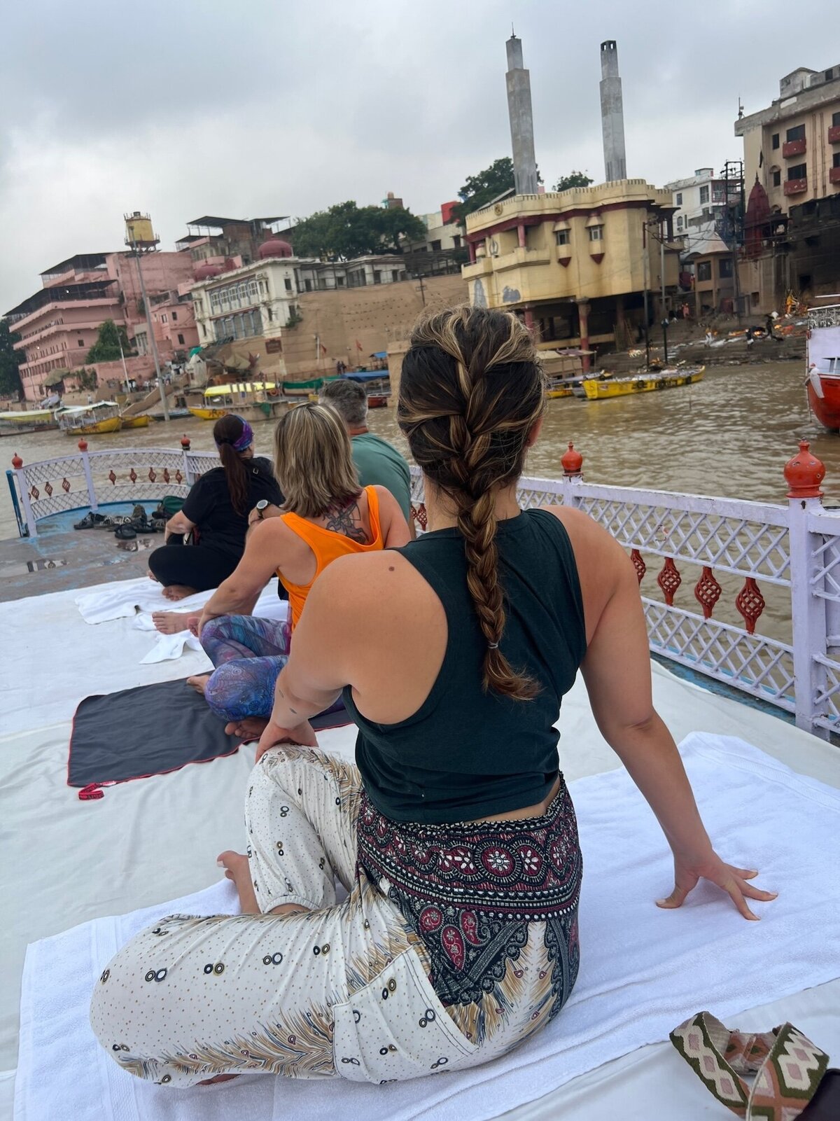 Yoga on Ganges