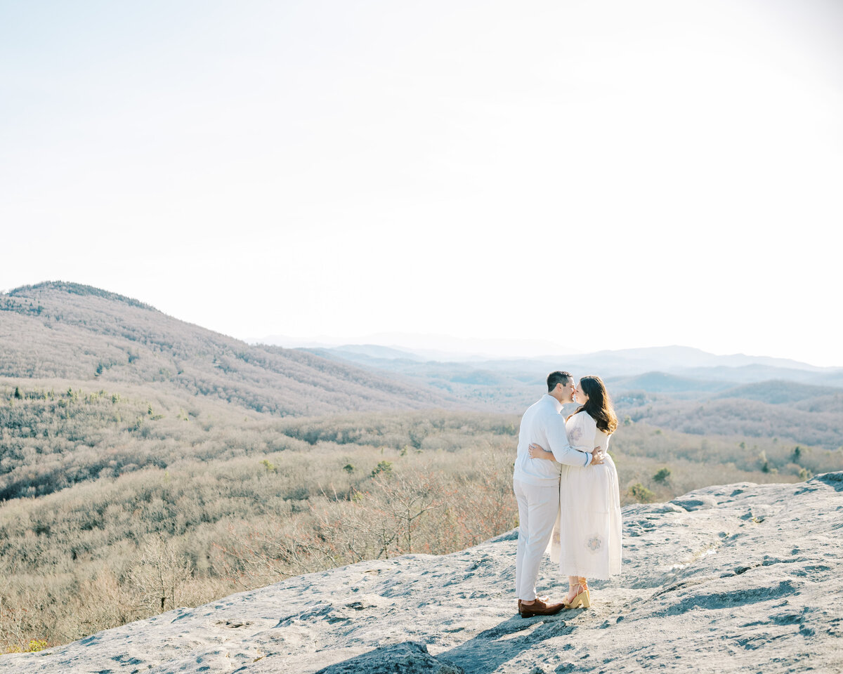 The Fourniers | Grandfather Mountain Engagement-54