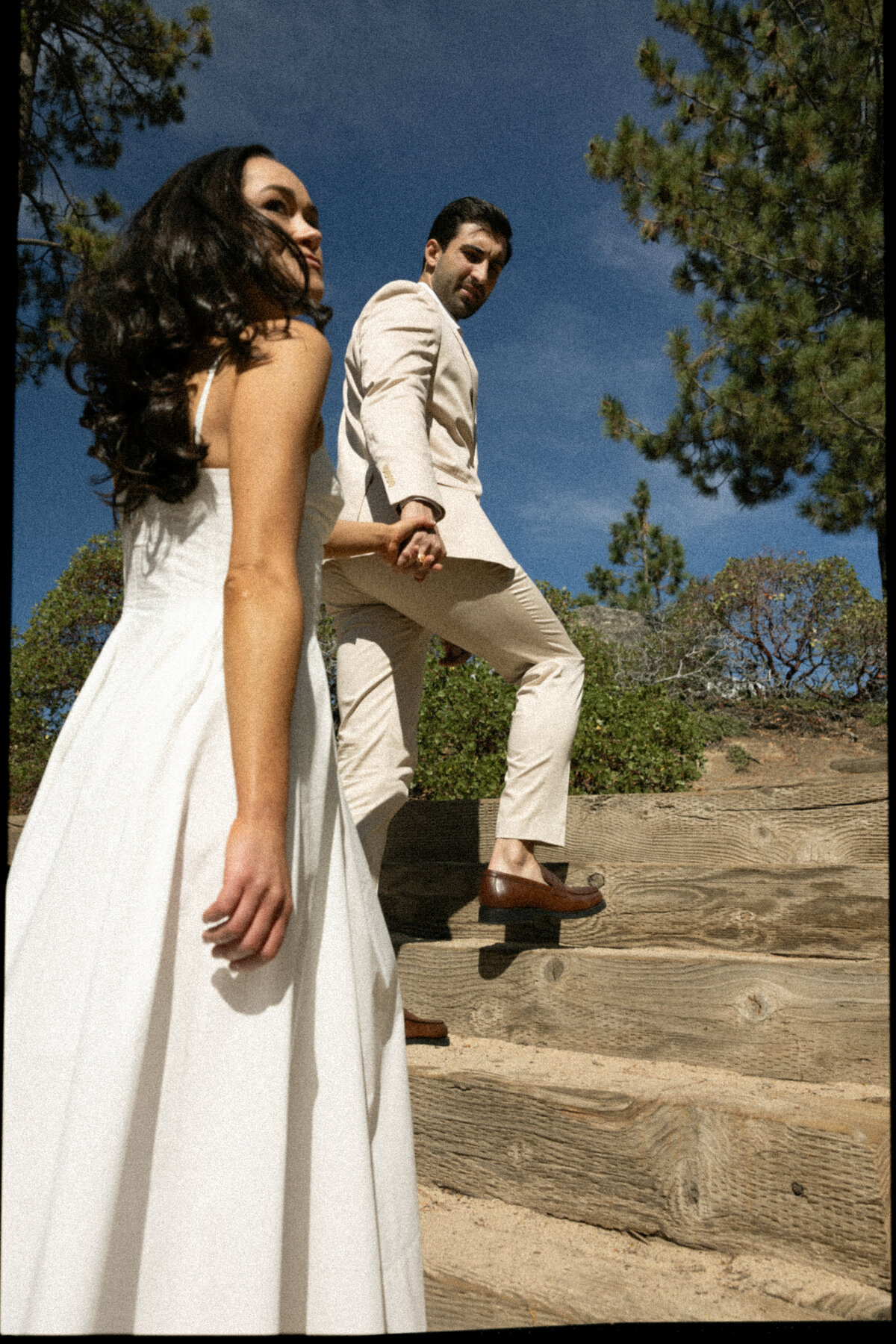 Rafa & Lexi Lake Tahoe Engagement Session Sand Harbor | Katherine Krakowski Photography-30
