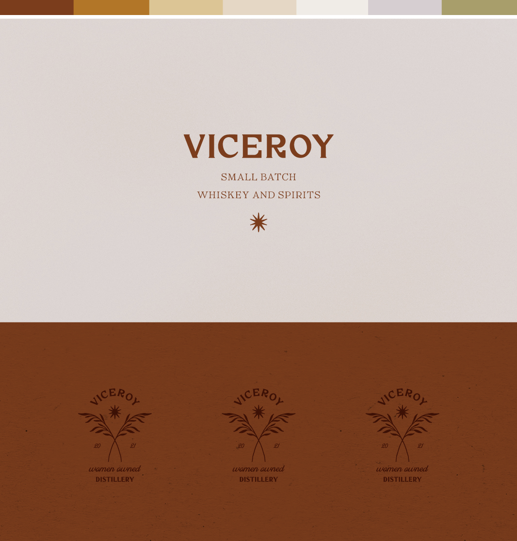 Viceroy - Sarah Ann Design - Whiskey Logo and Brand Design - 5