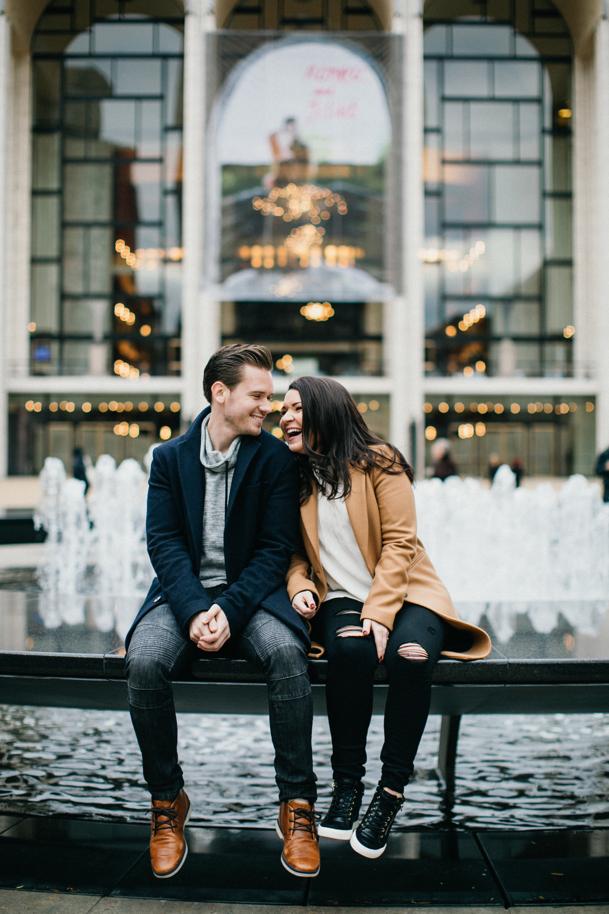New York engagement session, photographed by Sweetwater.