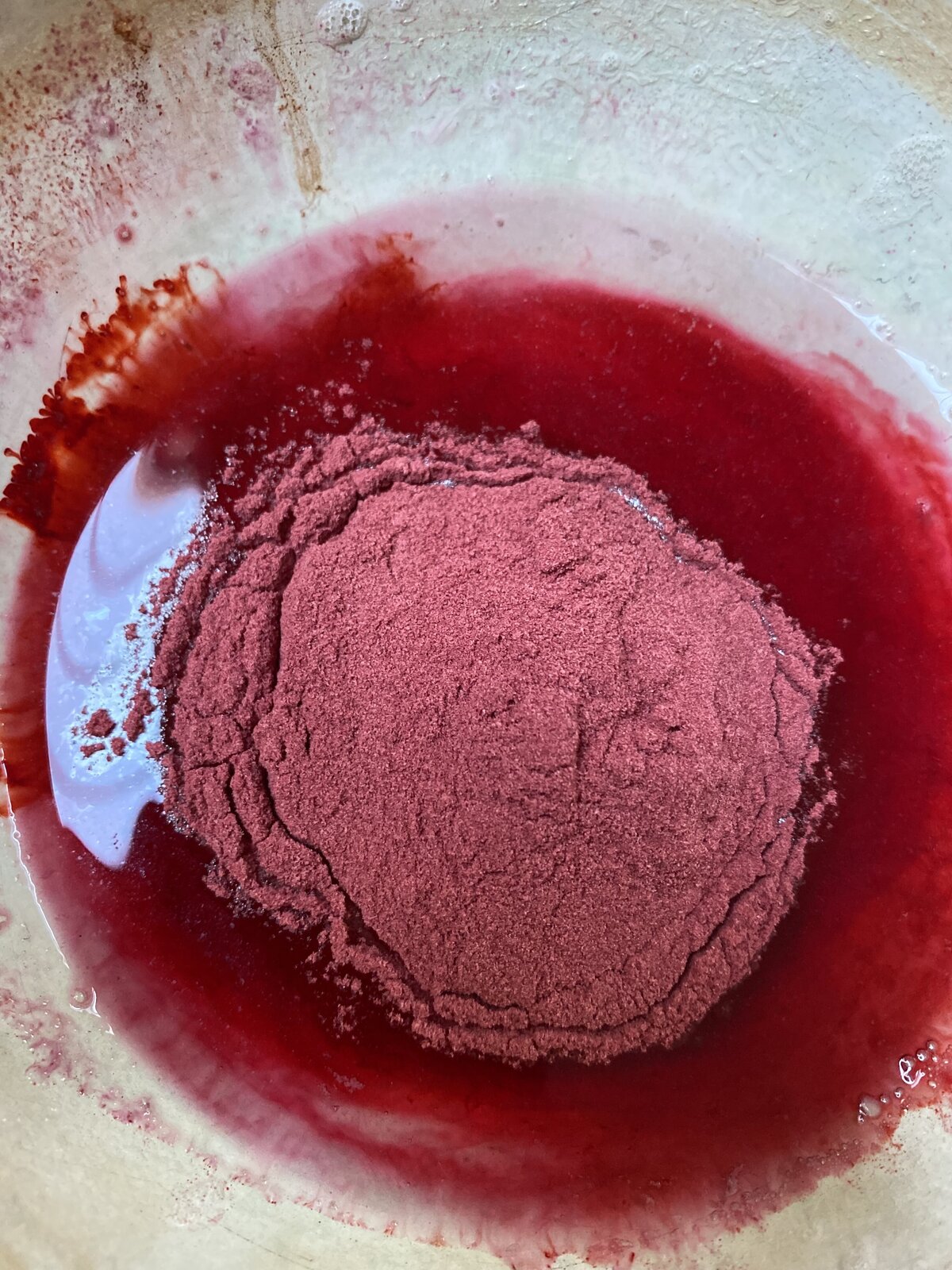 Cochineal pink dye