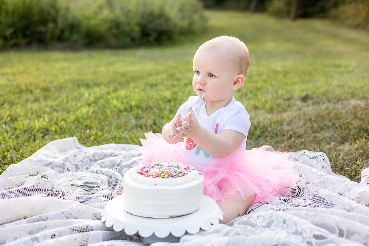 Outdoor-one-year-old-milestone-cake-smash-photography-session-Frankfort-KY-photographer-2