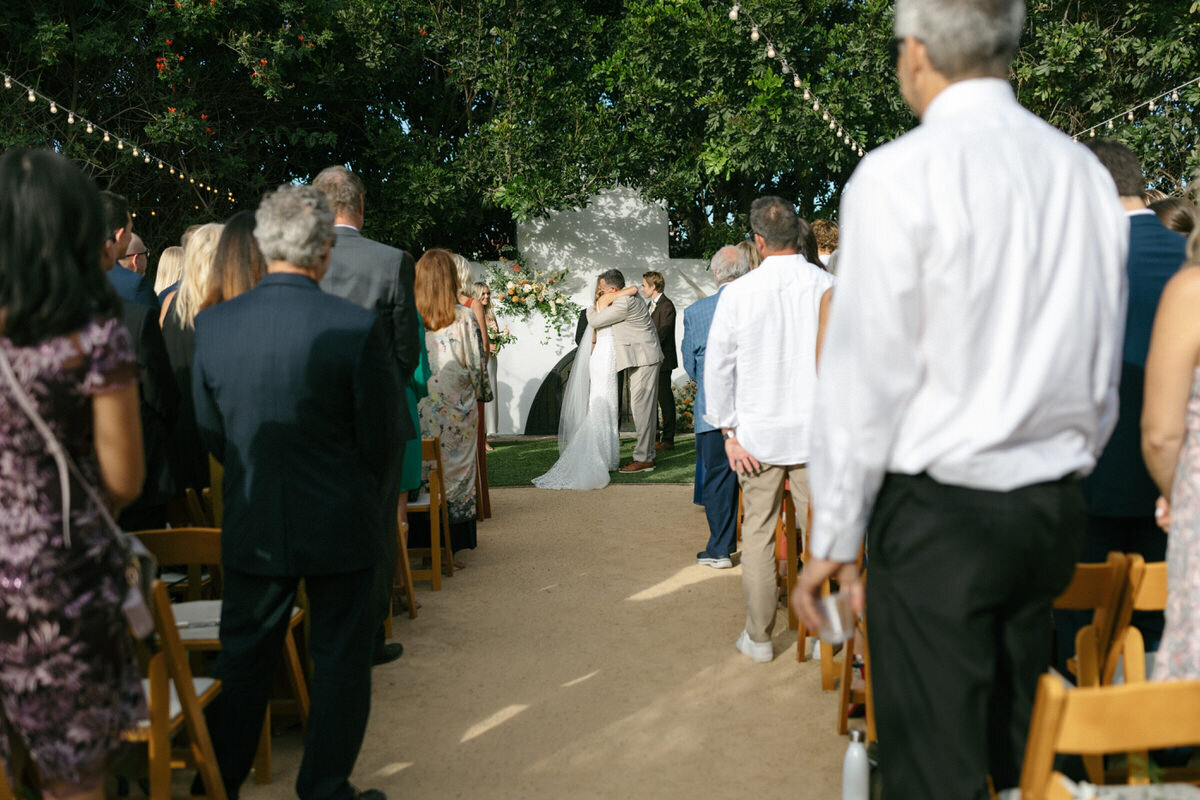 A wedding in San Clemente, California