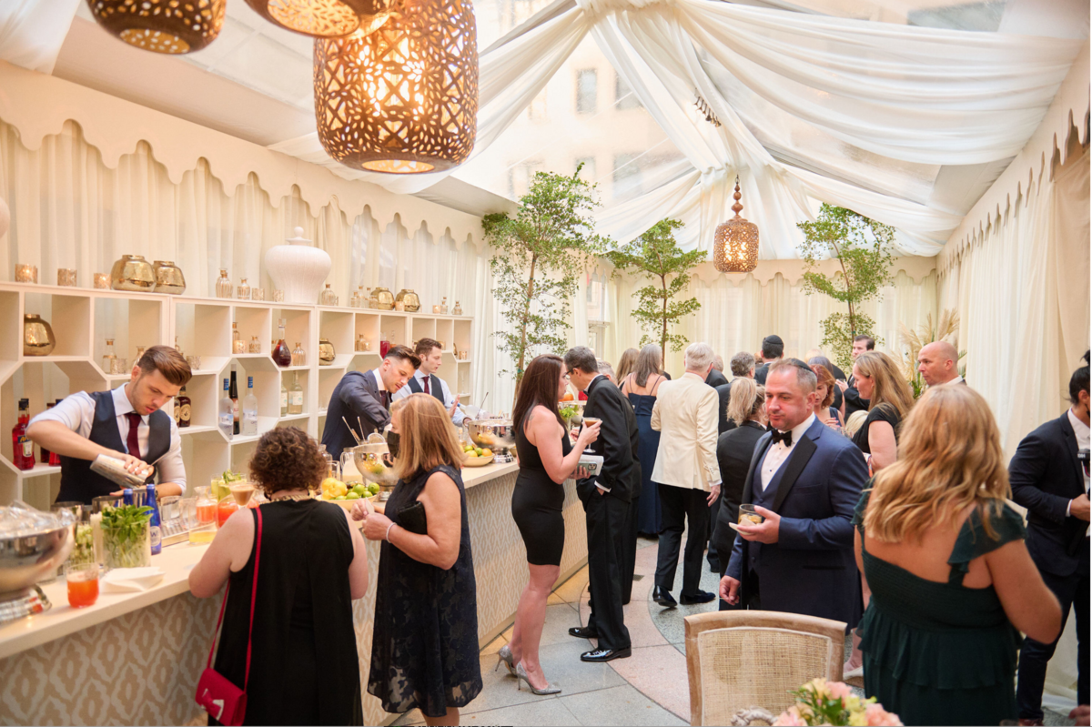 The photo was taken at Washington D.C., specifically at The Willard Intercontinental, one of the top wedding venues and hotels in DC, captured by photographer Shawn Connell.