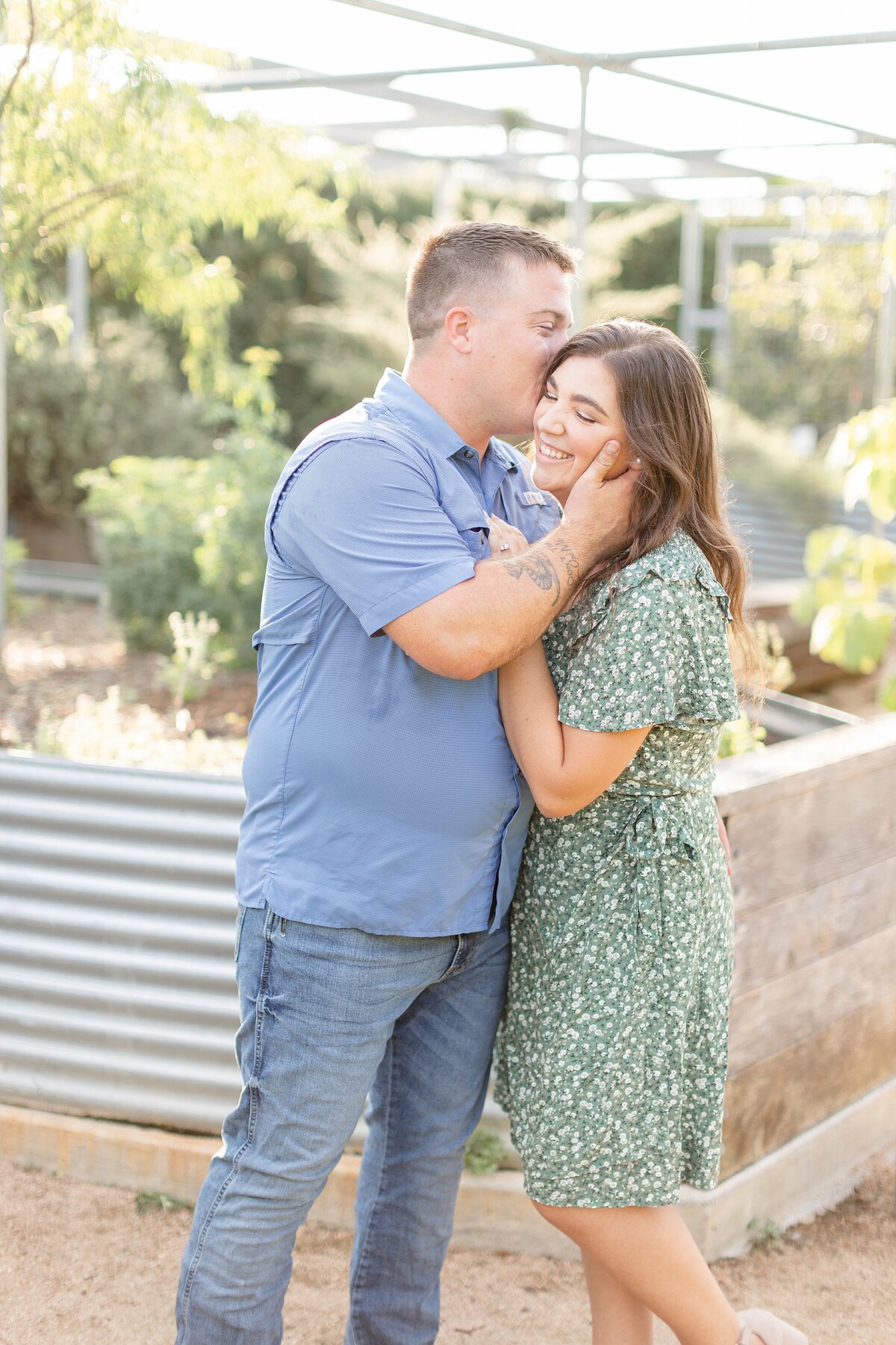 McGovern Centennial Gardens Engagement Photography Bright Airy Smiles