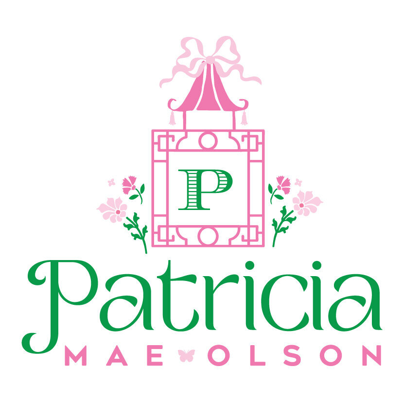 Preppy-Pink-Green-Logo-Design