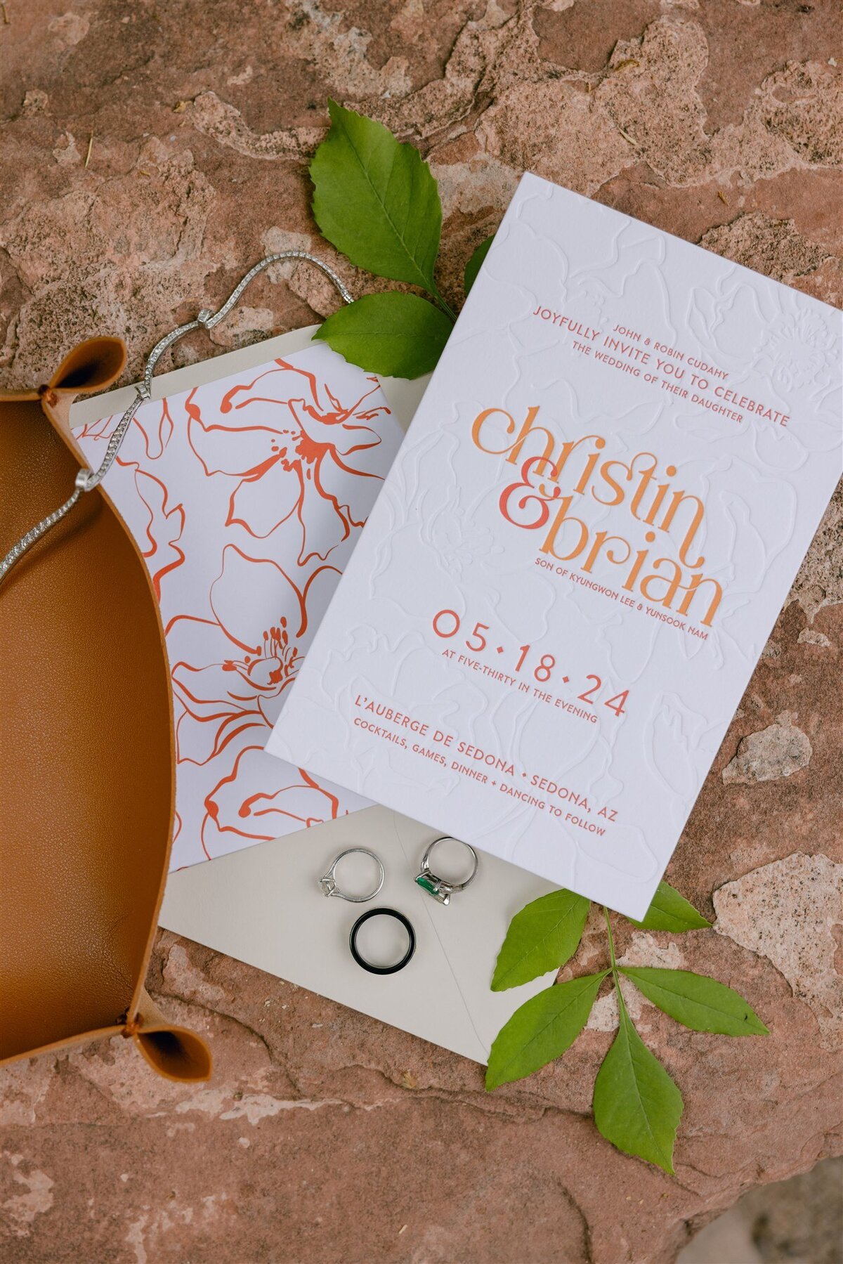 modern-floral-wedding-embossed-invitation-sedona