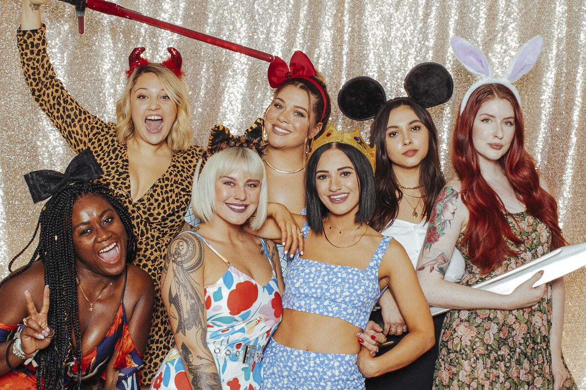 Wedding photo booth hire at The Manor in West Orange, Essex County, New Jersey