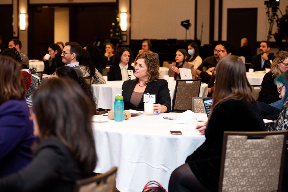 Ottawa event photos of attendees listening attentively to speakers during a 2-day conference at the Westin Hotel.  Captured by JEMMAN Photography COMMERCIAL


