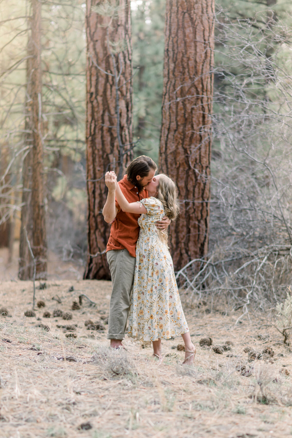 ouple engagement session at Big Bear CA