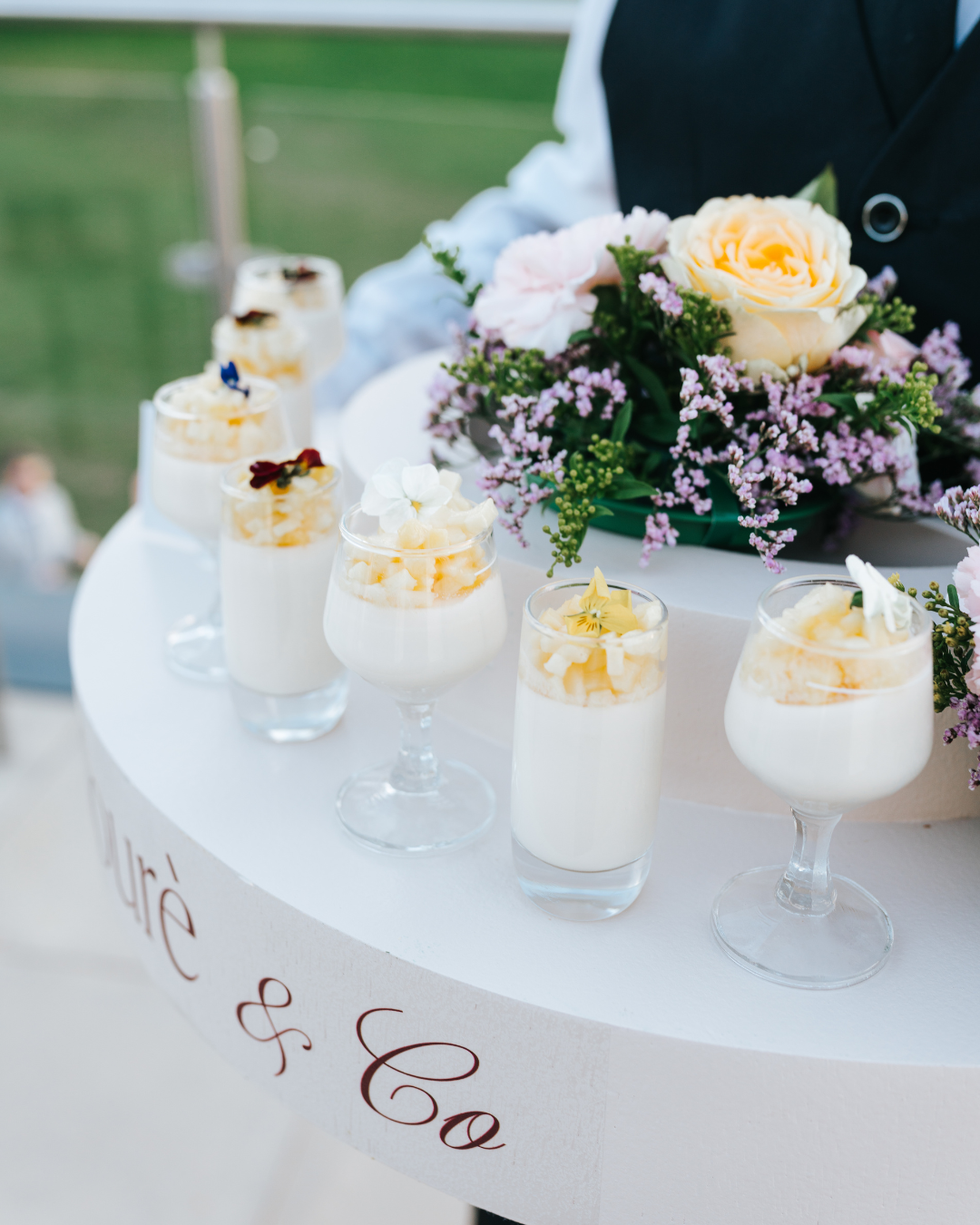 Event food styling and catering setup in London by Nouré & Co