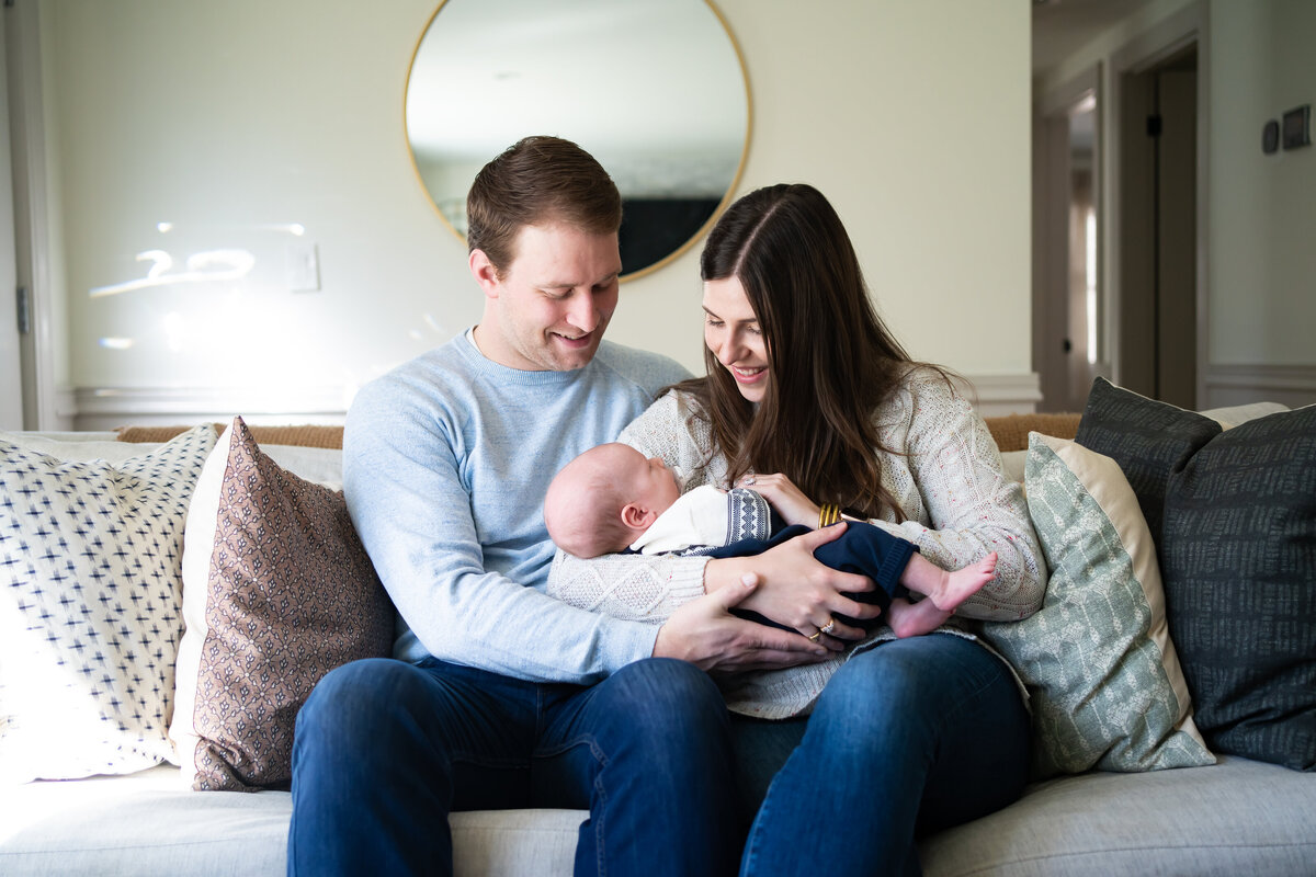 Newborn session in Boston, MA