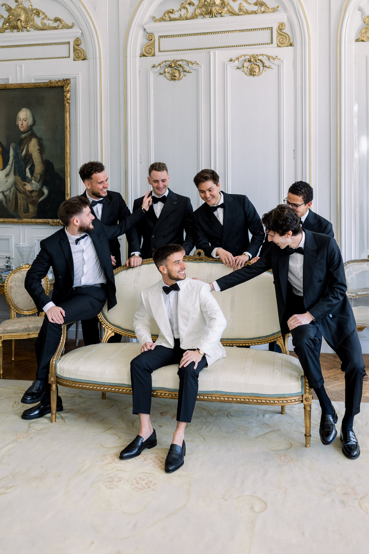Chateau La Durantie Wedding Groomsmen