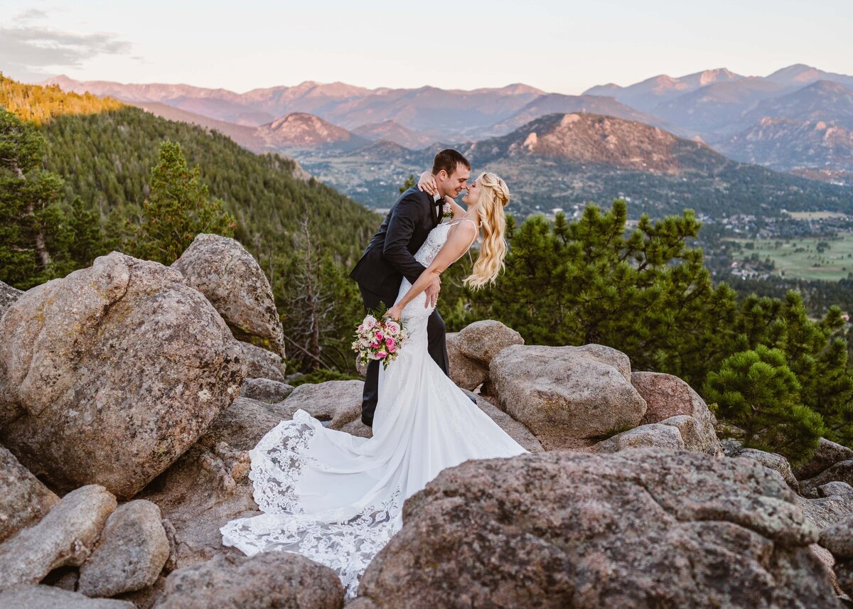 Colorado elopement videographer in Estes Park, Colorado