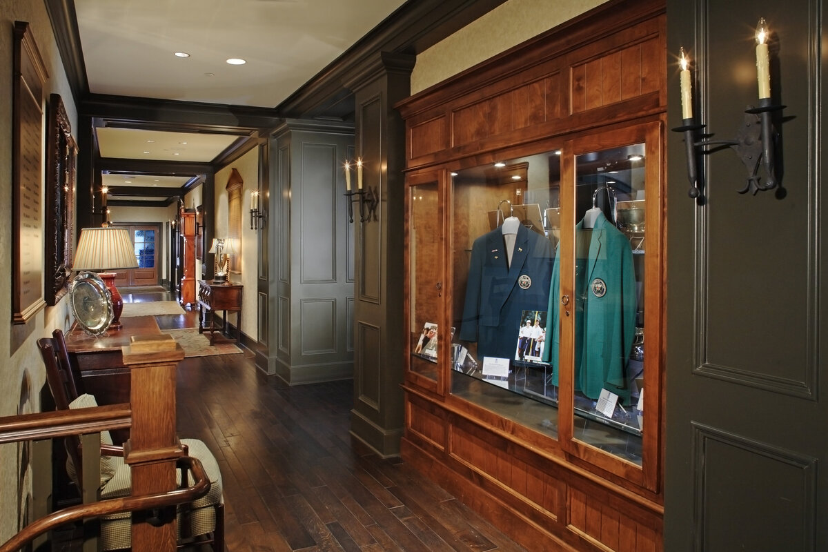 the green jackets in history hall at Captial City Club Bookhaven