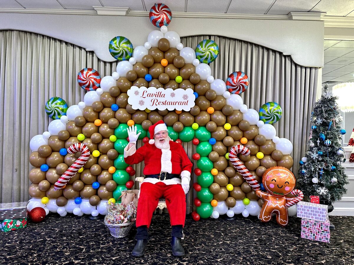 Santa Christmas balloons 