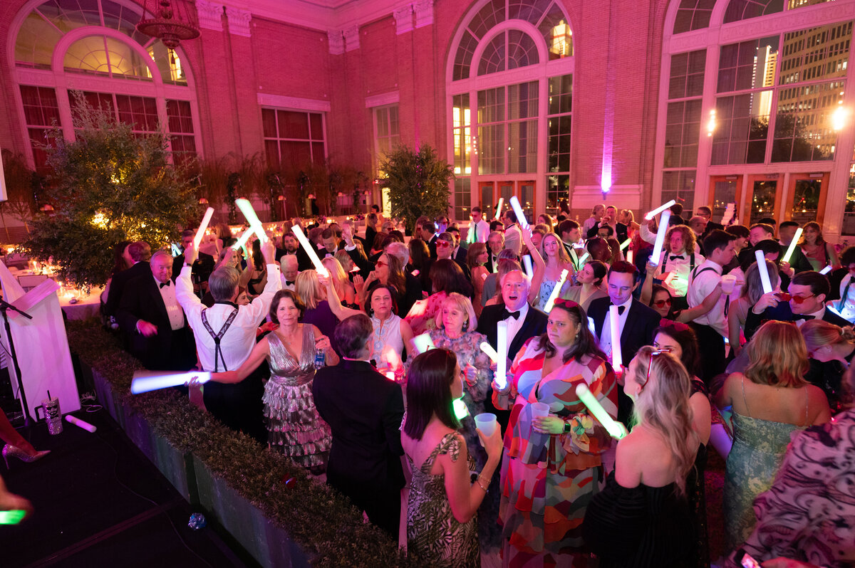 Wedding reception in Dallas at Union Station, with a band from Jordan Kahn