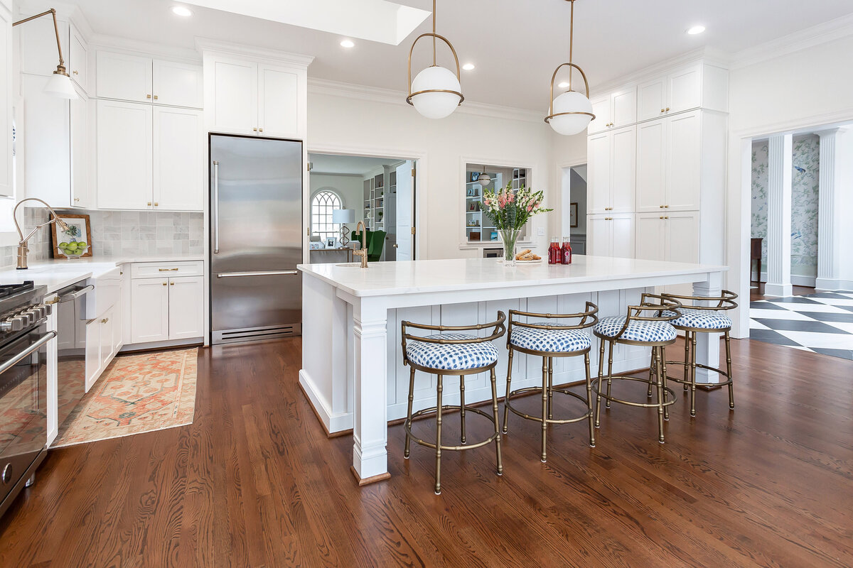 sweet southern home and design white marble kitchen