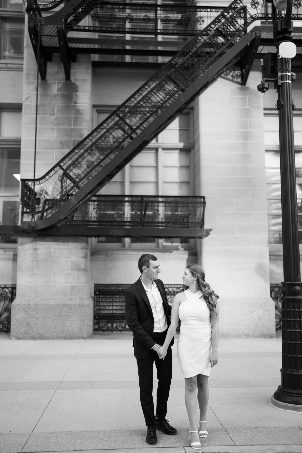 Downtown Milwaukee Elegant Engagement Session-22