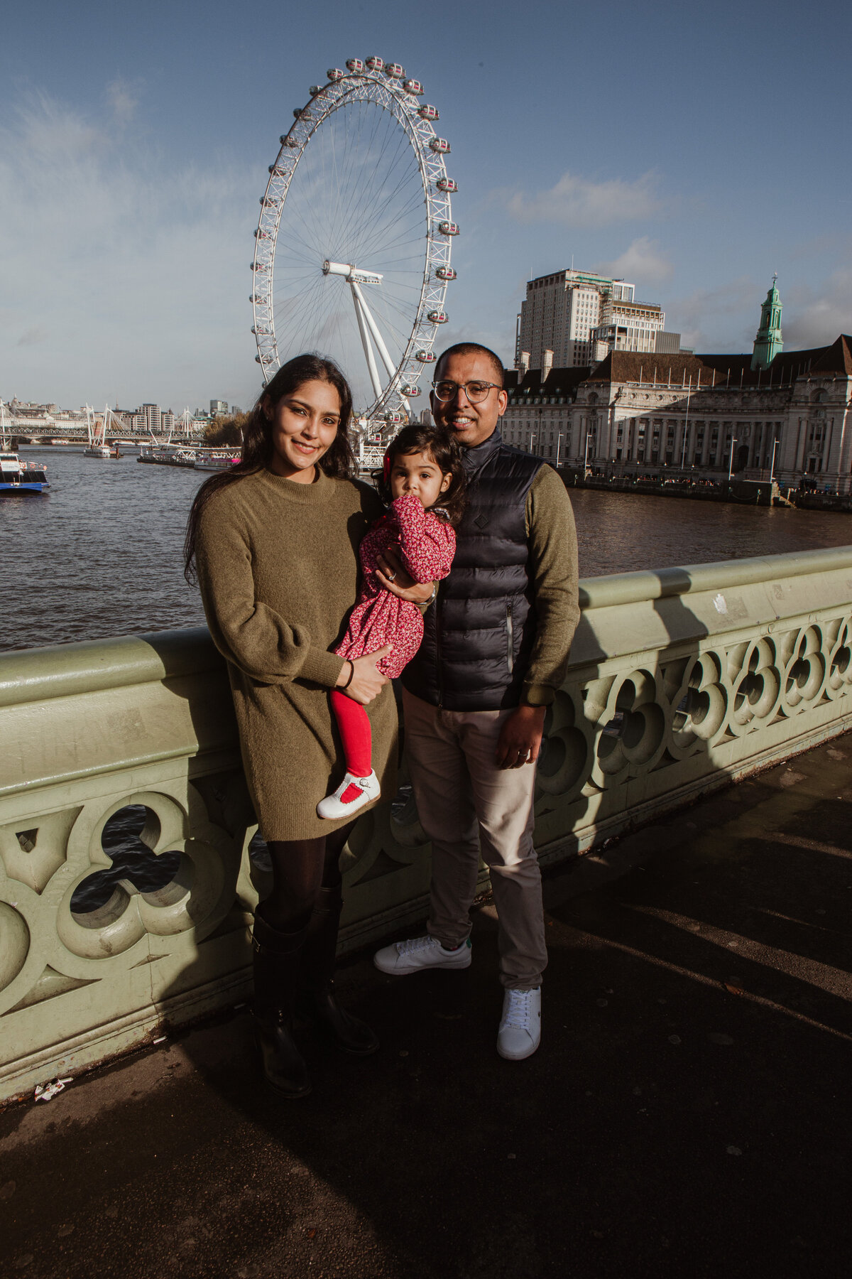 Perfect day sight seeing in London for this family photoshoot