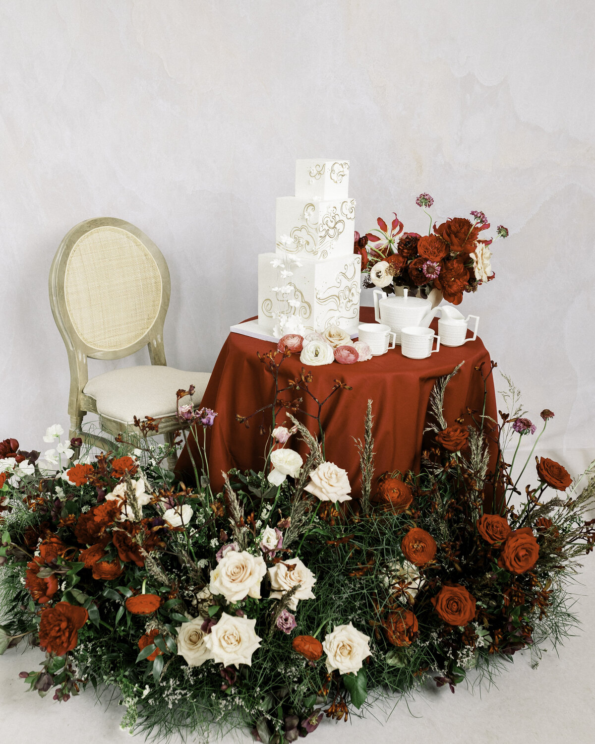 Wedding cake Chinese inspiration