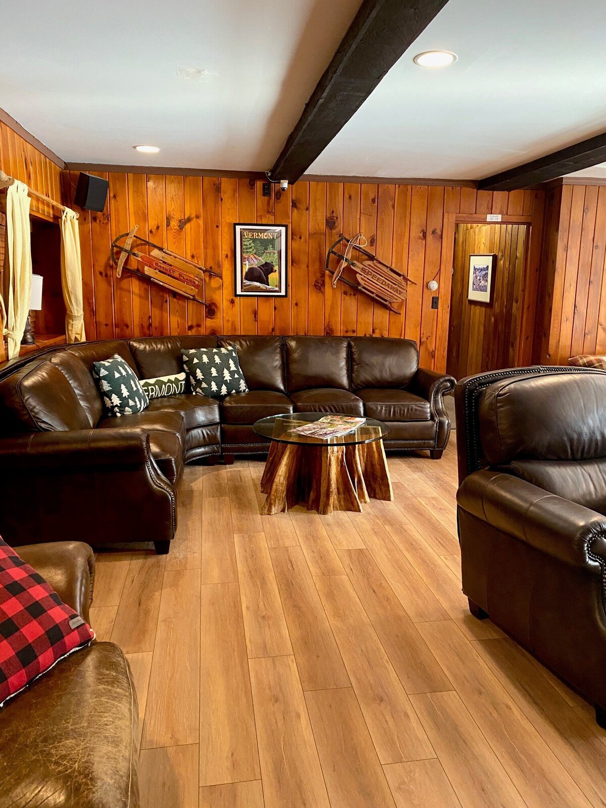 Hang out with fellow guests in the spacious lounge. Enjoy the BYOB bar, game room, and sit by the fireplace