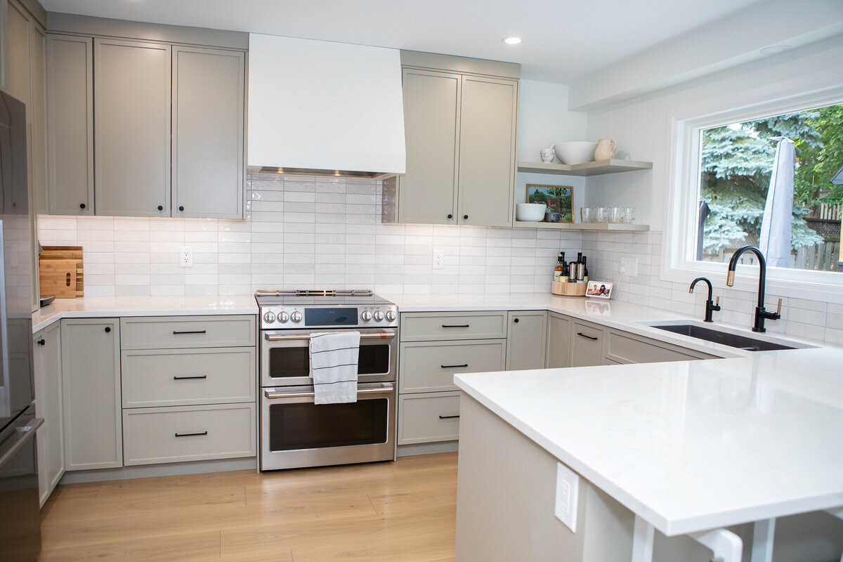 wccraftsman- kitchen reno- taupe grey cabinets