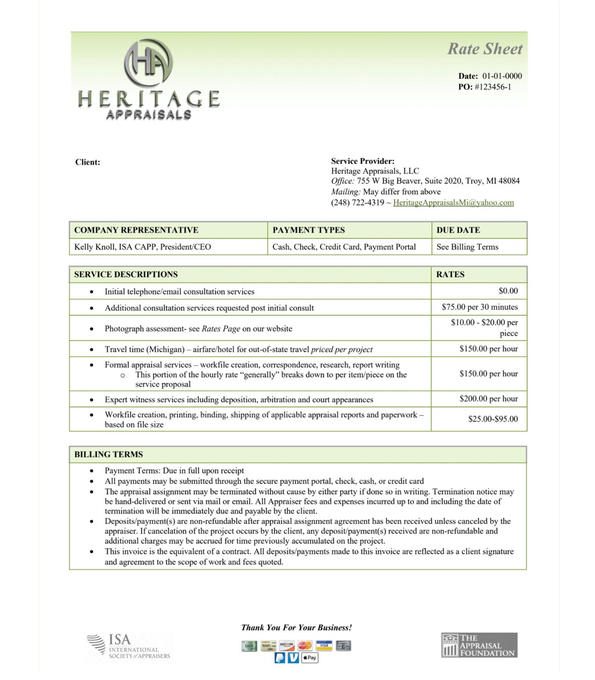 heritage-appraisals-rate-sheet-2024