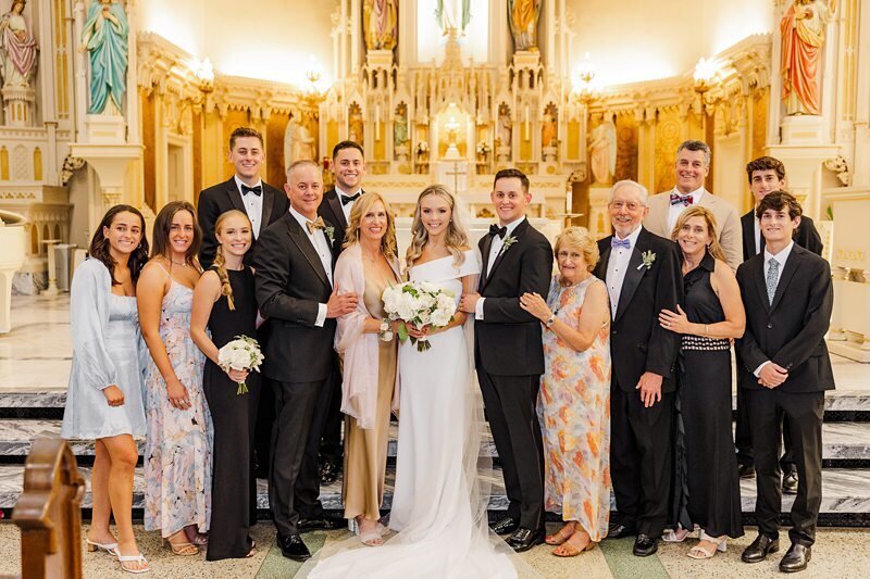 Wedding Ceremony at St. Mary’s in Evansville139