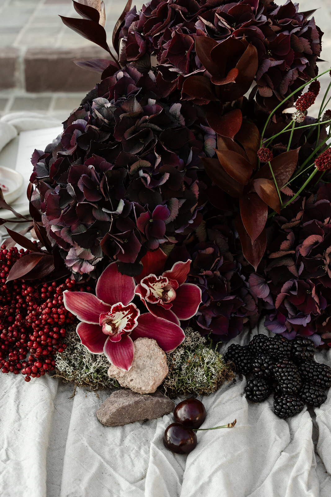 orchidée-mariage-bordeau