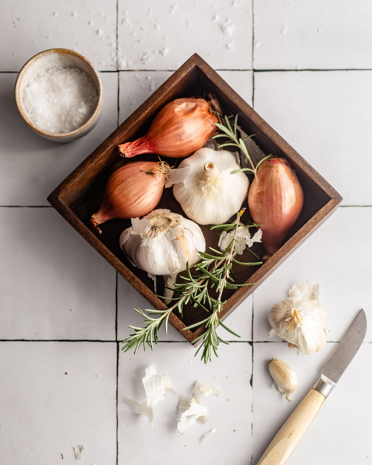 Garlic and Shallots - Food Photography - Frenchly Photography-2-2
