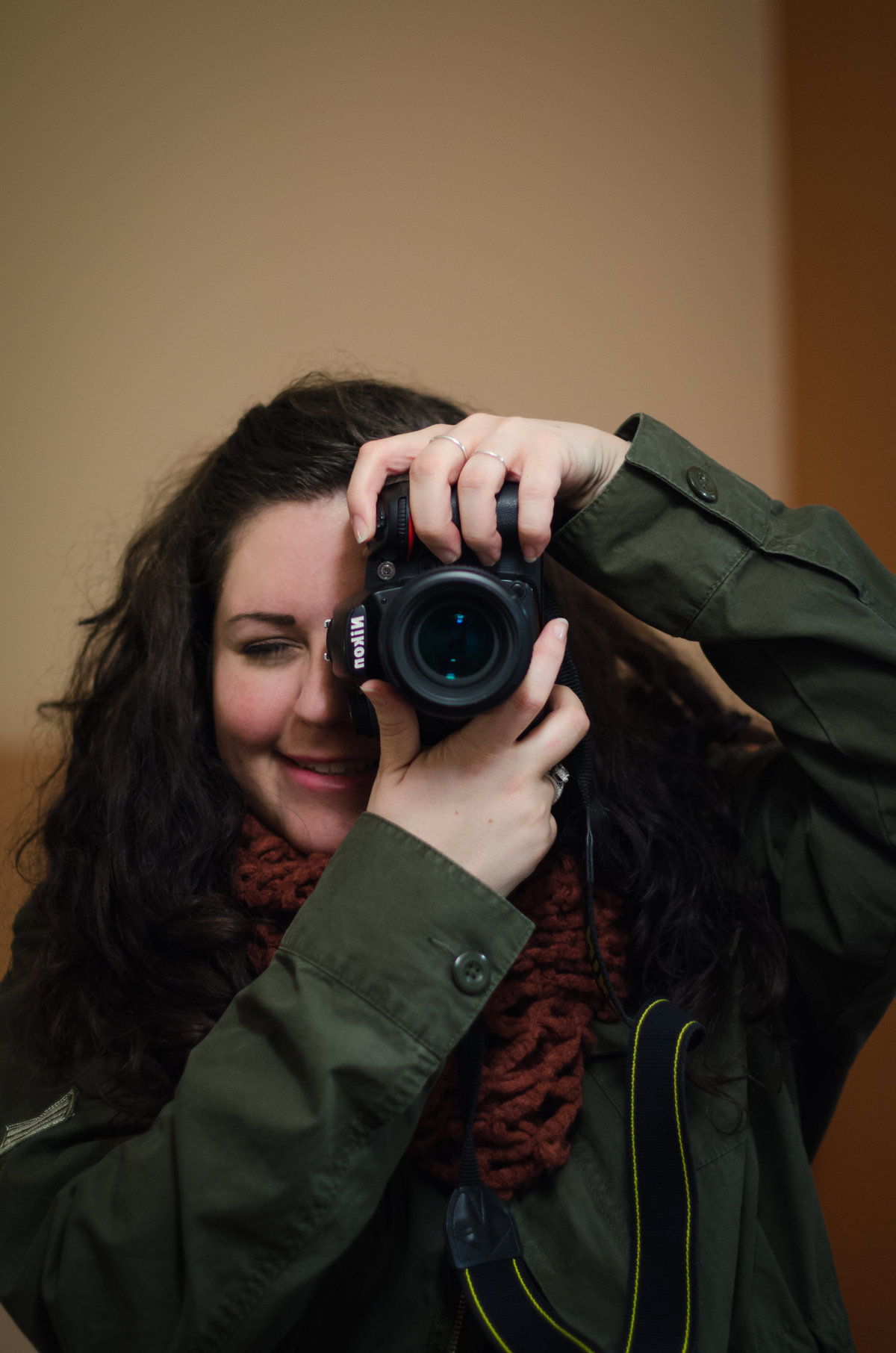 Jill Blue Photography takes photo in a mirror in Amsterdam, Netherlands