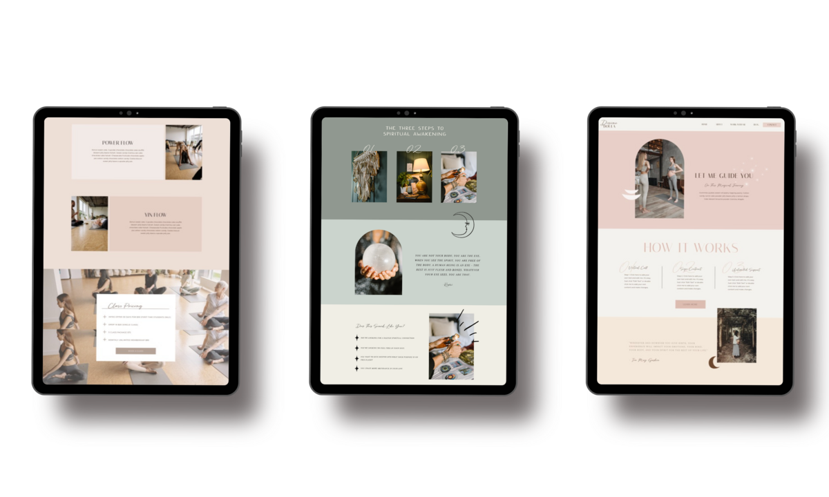 Morning Light Design site Design for Conscious Creators