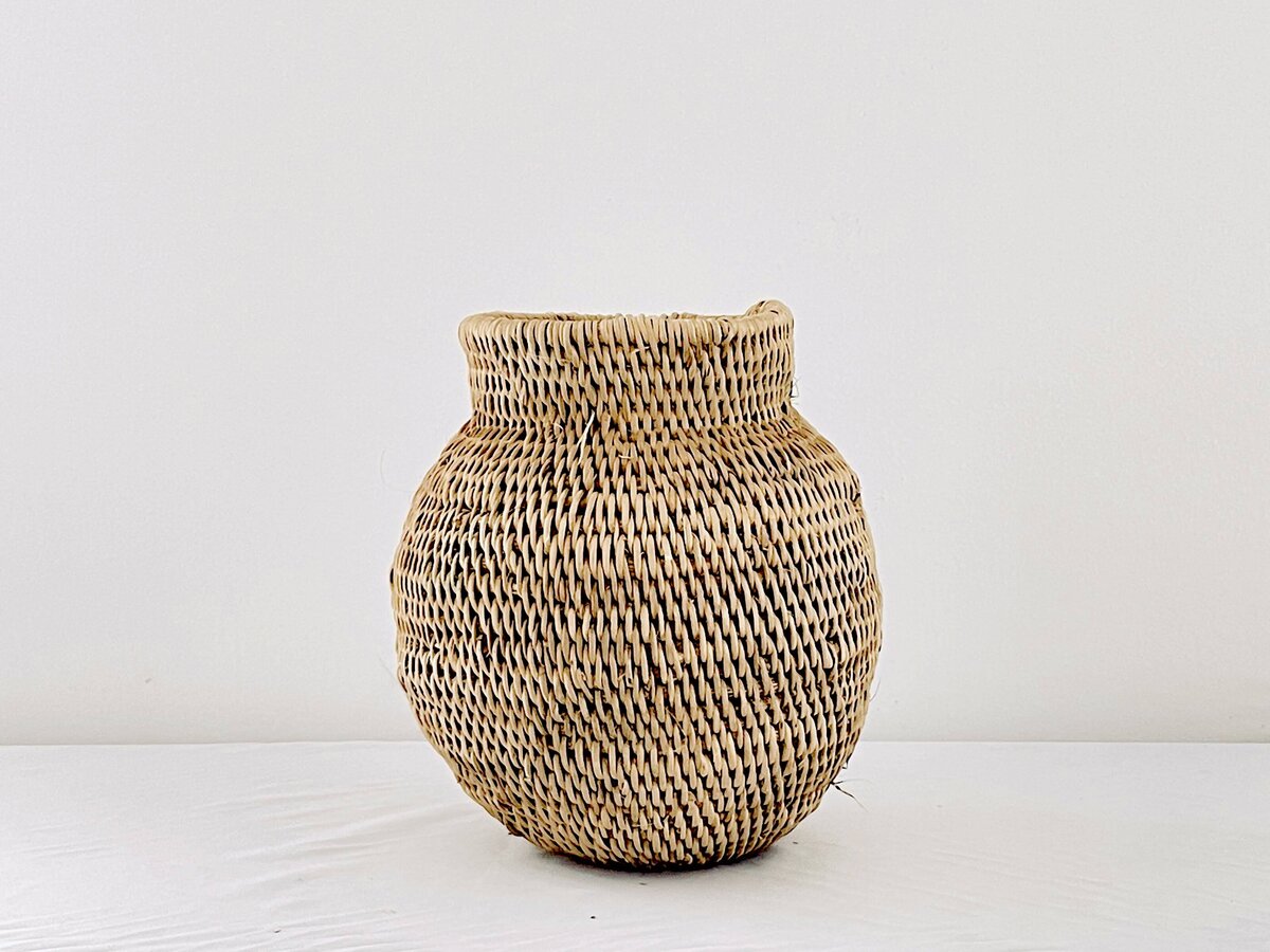 buhera Basket jug vase