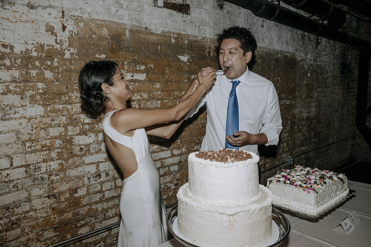 Mira Park Photography NY based wedding photographer Wedding reception at Greenpoint Loft in Brooklyn, NY