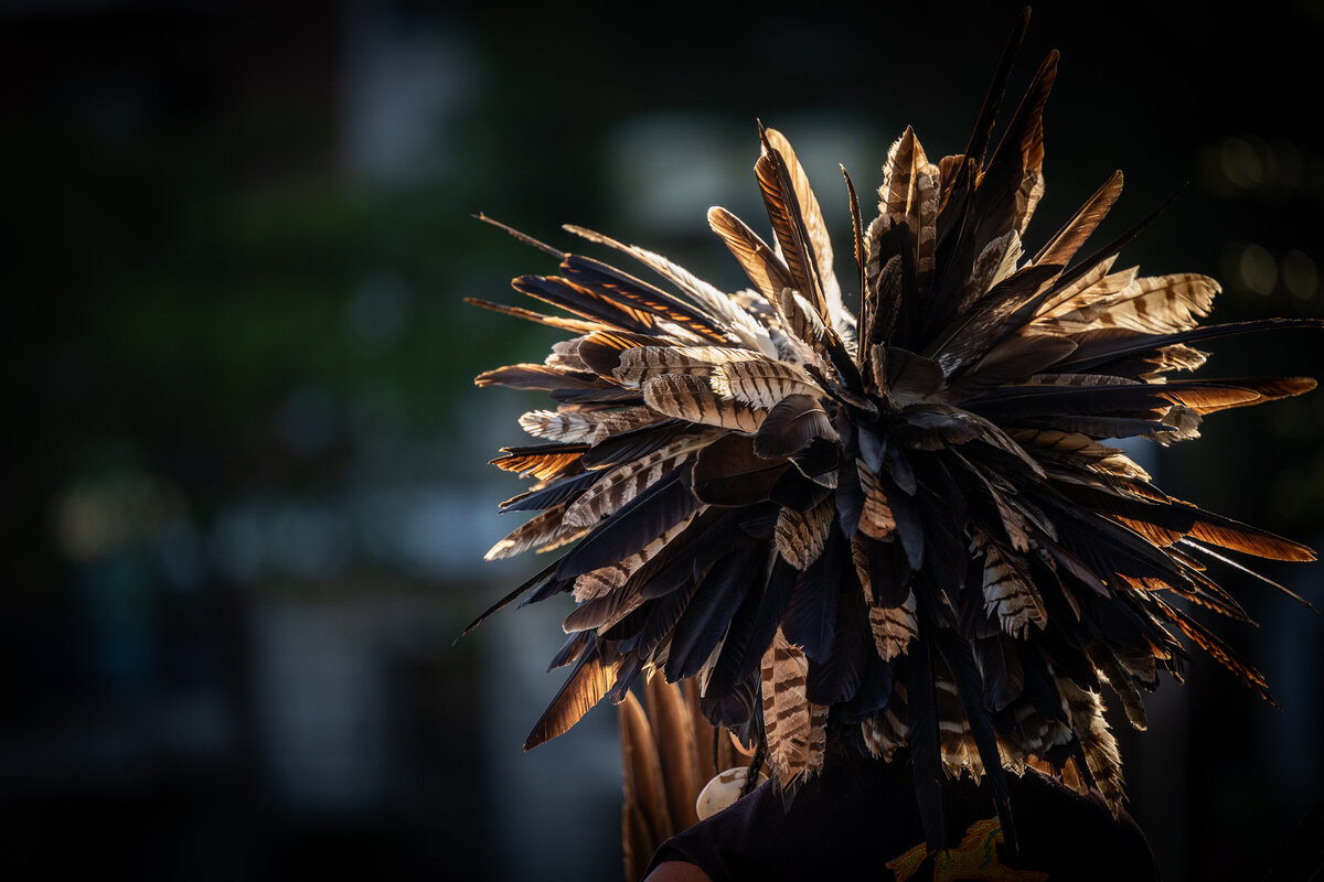 Photo Événement POW WOW Kanesatake Coiffure typique