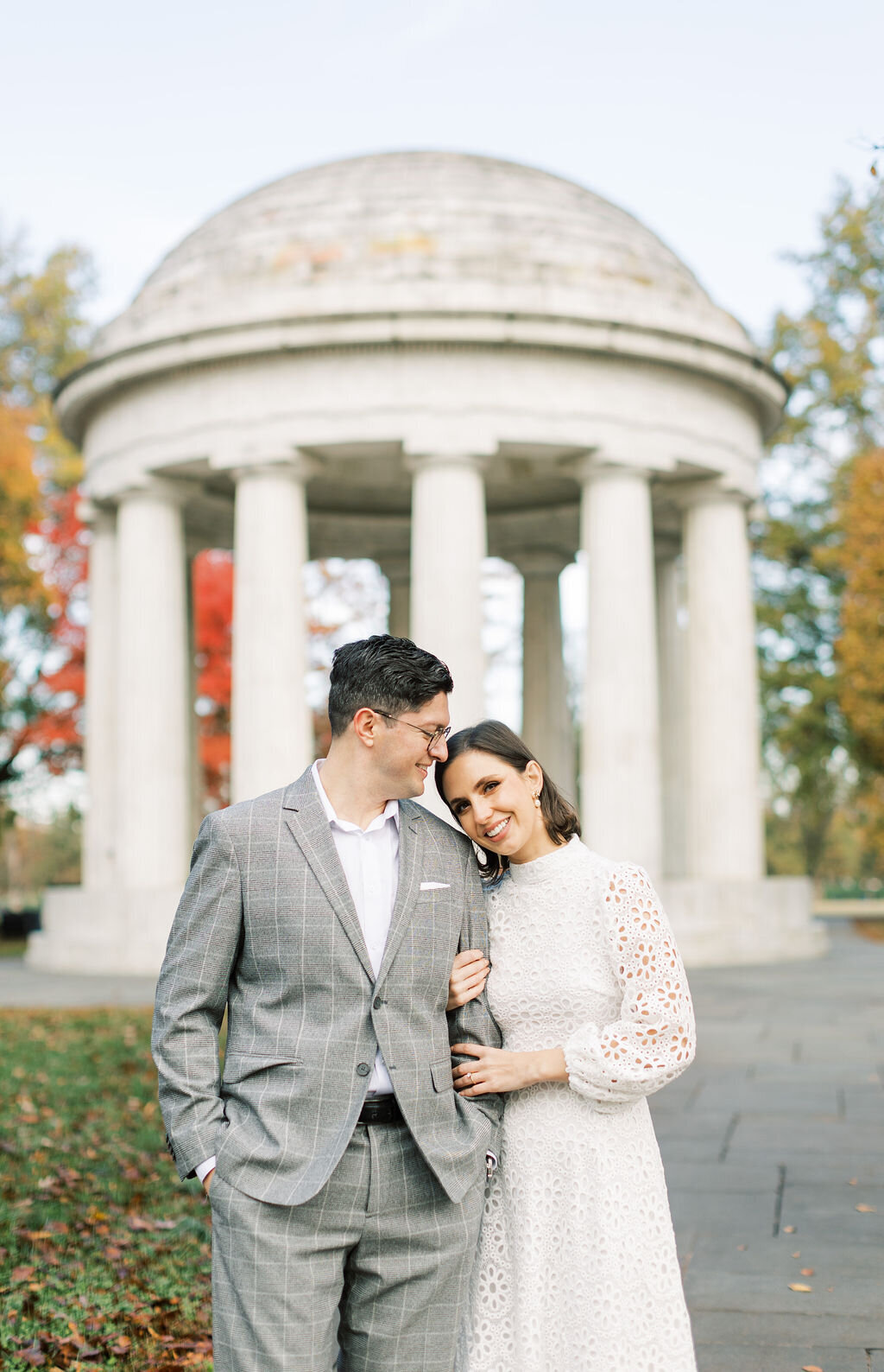 Washington, D.C. National Gallery of Art Engagement Photos | Adela Antal Photography