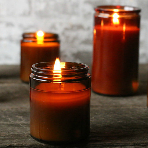 apothecary glass candles
