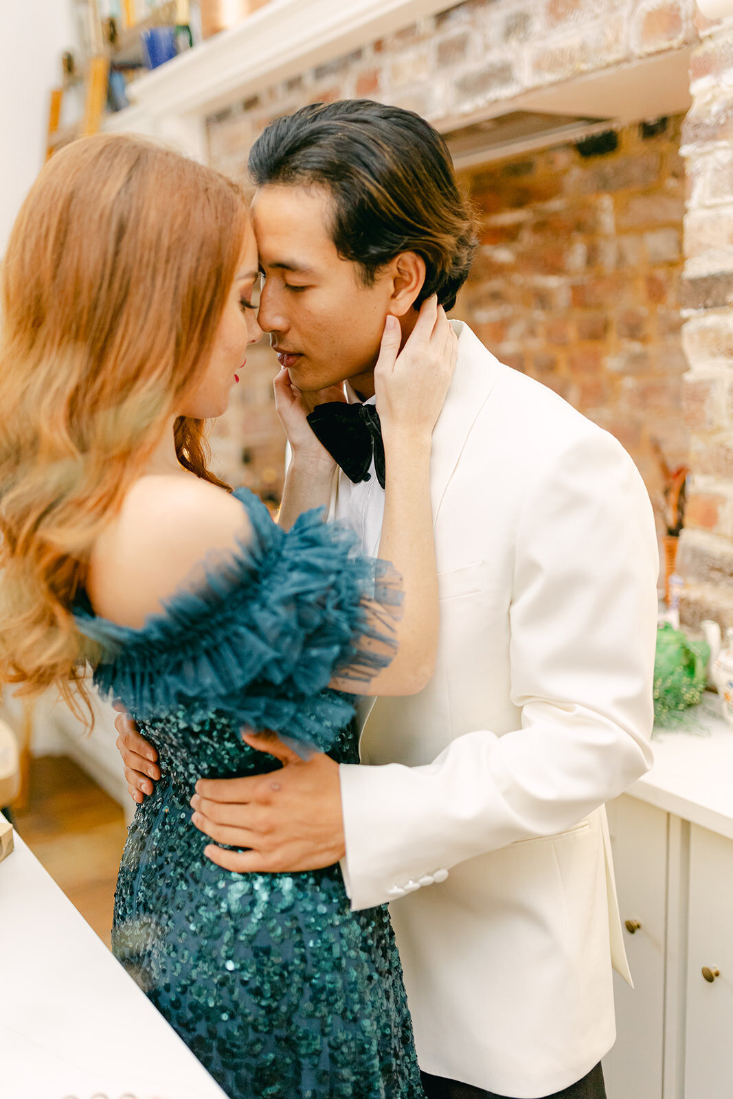 225 - Christmas Elopement Photo Shoot - Tall House On The Square -  Maila Enea Events  - Joana Senkute Photography - London