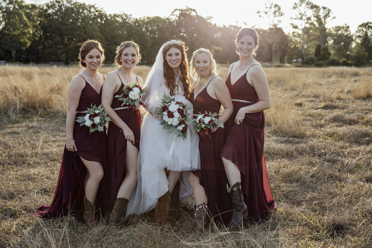 Bridesmaids Photo at Bearded Dragon Hotel Mt Tambourine