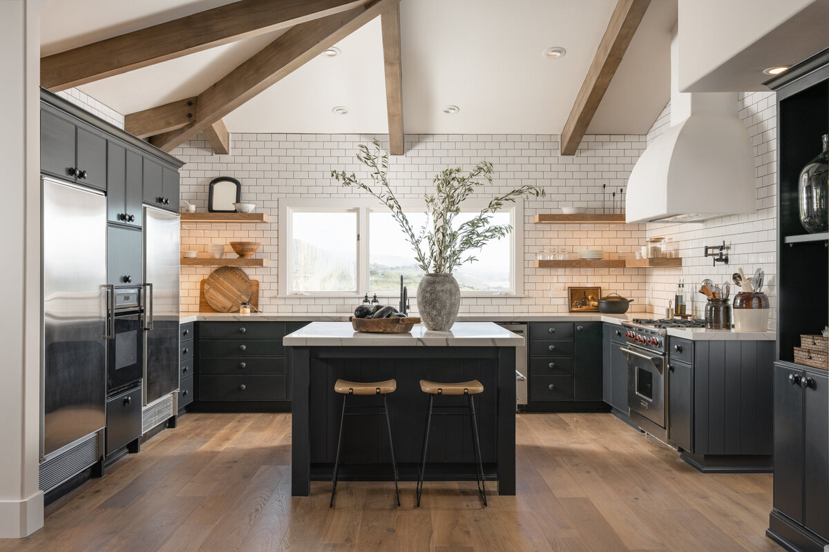 large open kitchen