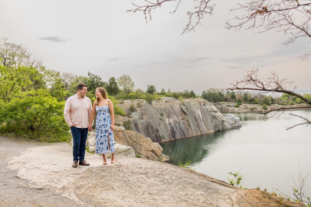 north shore gloucester halibut point engagement pictures